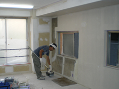 壁面塗装工事